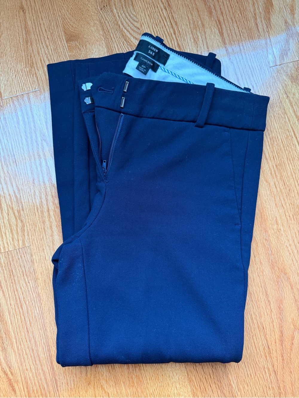 J. Crew Men's Dress Pants in Navy Blue